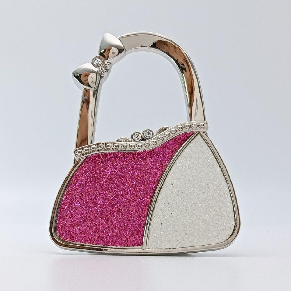 Pretty Foldable Purse Hook for Women Creative Durable Table Hanger Portable Handbag Hook for Table