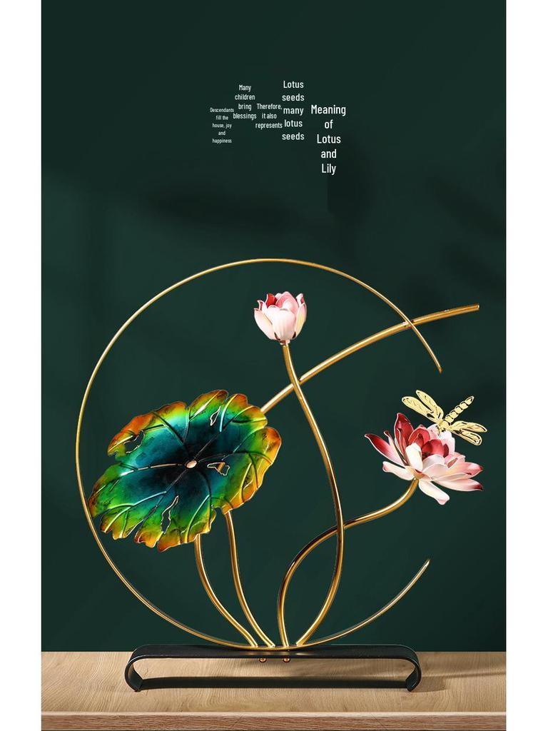 Lotus Dragonfly Crafts Ornaments: Home & Office Décor, Wedding & Housewarming Gift