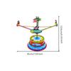 Roundabouts Toy with Spaceships Cars Nostalgic Rotating Ride Collectible Interactive for Collectors,