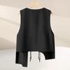 Women's Asymmetrical V-Neck Layering Vest