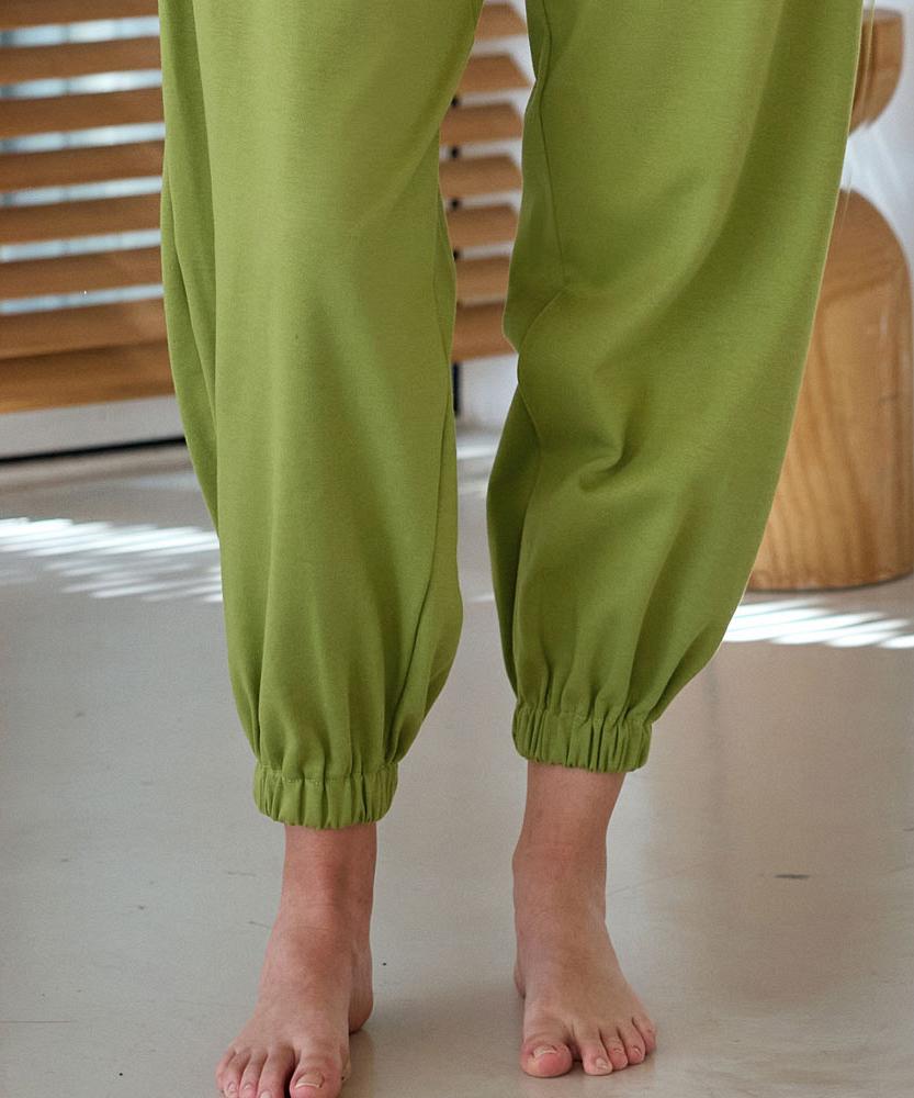 Debiweeo Joy Pintuck Harem Pants Devi-B0090-Olive