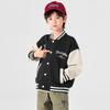 Duoduojia Boys' Color-block Baseball Jacket
