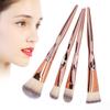 4pcs Makeup Brushes Set Brown White Brush Hair Face Make Up Brush Beauty ToolSet