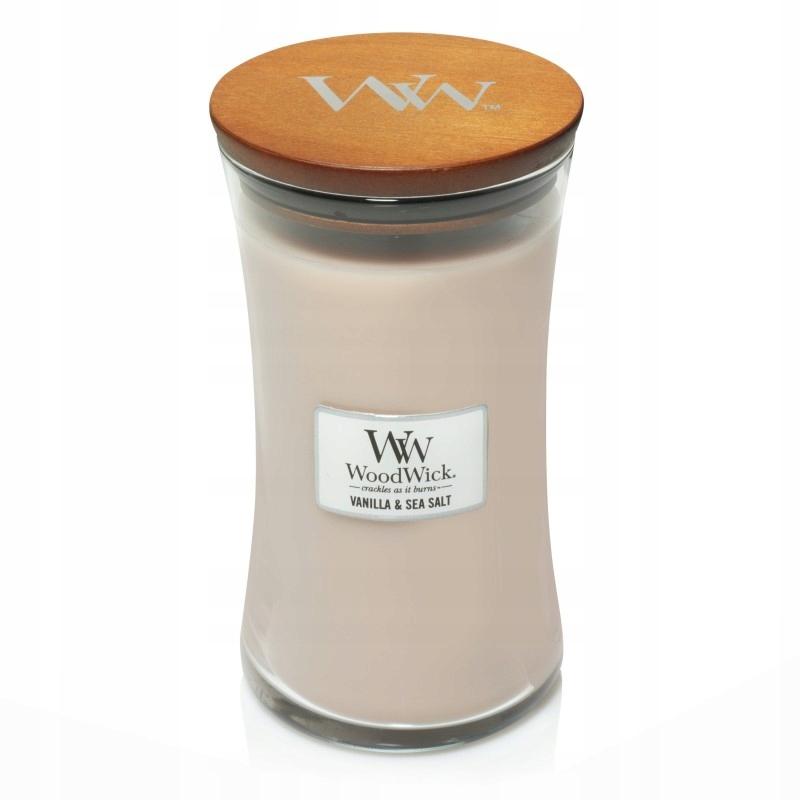Woodwick Świeca Vanilla & Sea Salt 609,5G Duża