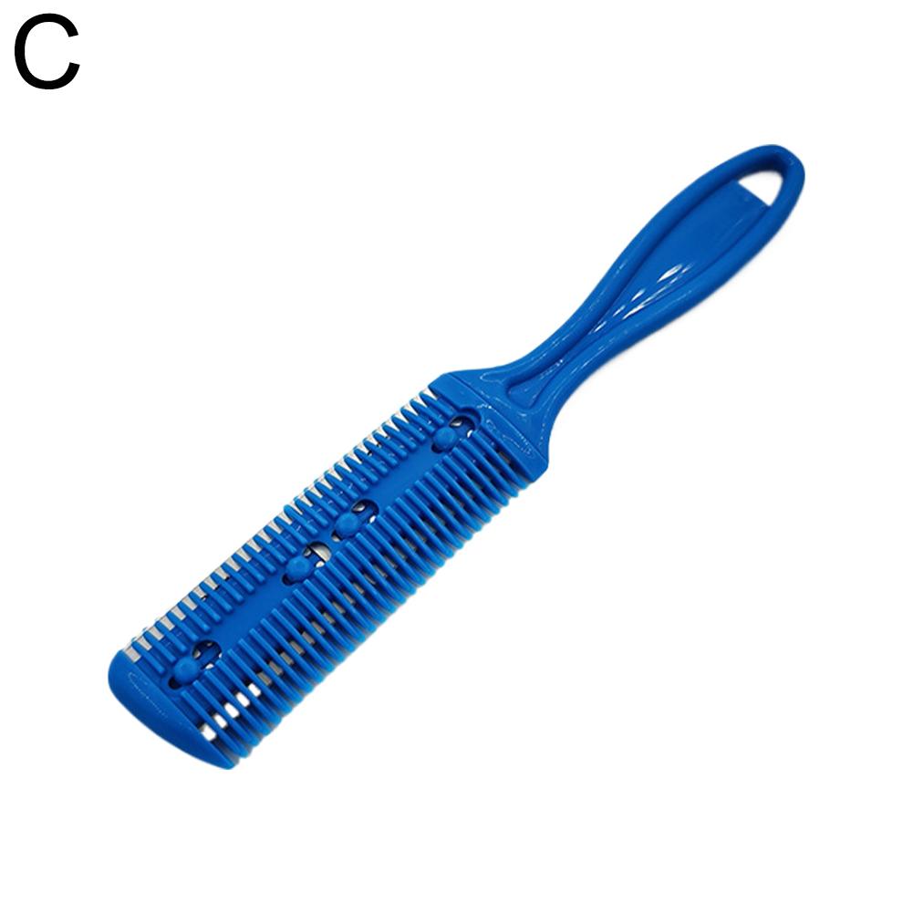 Barber Hair Cutting Comb Thinning Razor Blades Hair Trimmer Cutting Thinning Tools Haircut Brush Hair Shaving Comb Styling Tools