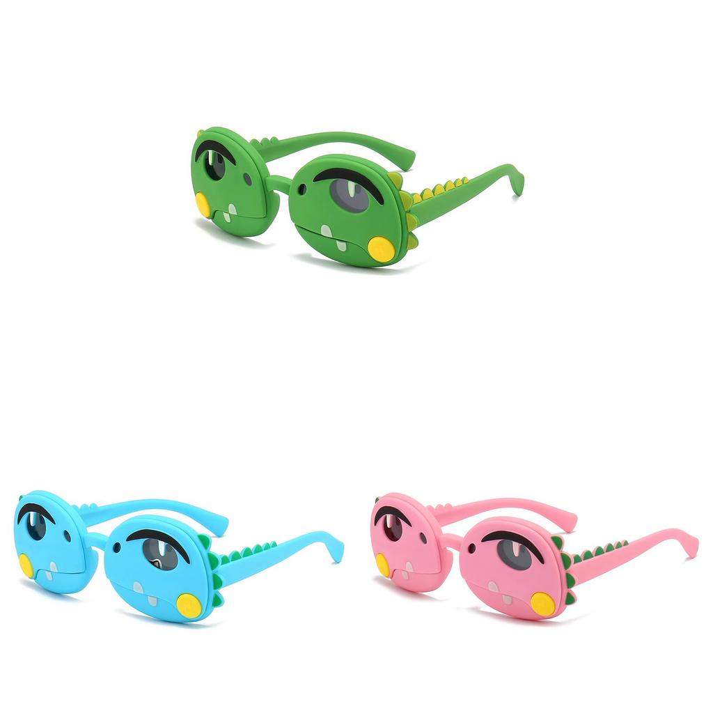Childrens Cartoon Dinosaur Sunglasses With Uv400 Protection For Outdoor Play And Party