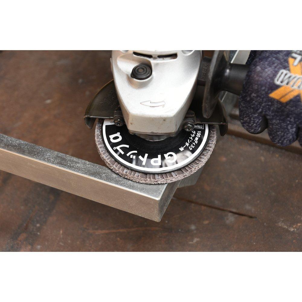 TRUSCO GP Top Alundum 10 Screw-in Screws, 100mm, Sheets, 180#, GP100AL-180