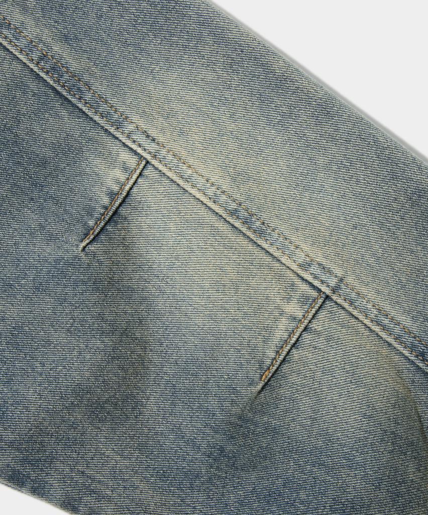 Vlad Denim Applique Hoodie_Dust Indigo