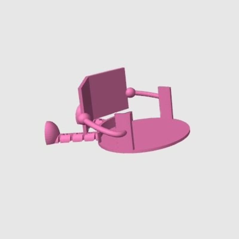 Whimsical 3D Printed Bookworm Toilet Paper Holder - Unique, Durable, and Stylish Bathroom Decor Accessory for Home and Office