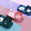 1 piece - Cat Bowl Double Bowl Dog Bowl Automatic Drinking Water for Dogs and Cats Feeding Double Bowl, Suitable for Pets