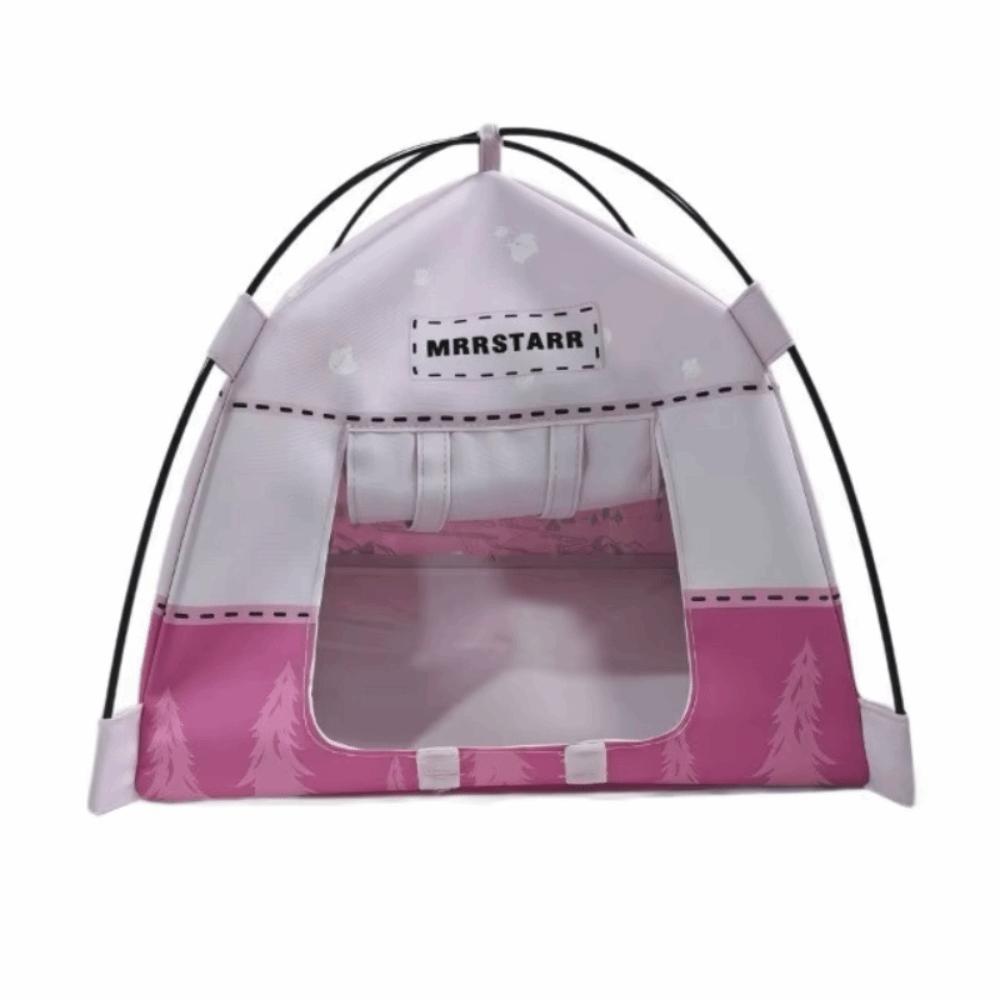 

Decoration Camping Tent Model Oxford Cloth Doll Small Tent Simulated Outdoor Tent Christmas Gift розовый