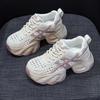 Dad Shoes Woven Through Net Women's Shoes Summer Thick Sole Inner Height Increase Explosive Version Casual Fashion Versatile Women's Shoes