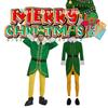 Festive Green Christmas Elf Outfit For Adults Cosplay Perfect For Halloween Events