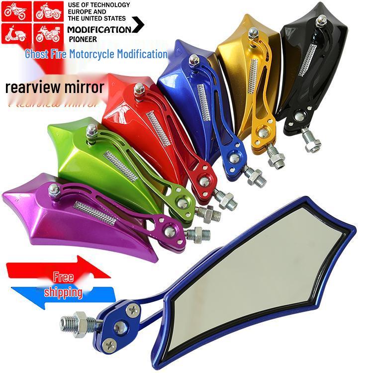 Electric Bicycle & Motorcycle Universal 8mm Right-hand Thread Aluminum Rearview Mirror