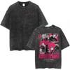 2026 Estate Saldo Estivo Vintage Lavato Anime Bocchi The Rock Gotoh Hitori Kessoku Band Maglietta Uomo Donna Maglietta Oversize Vintage
