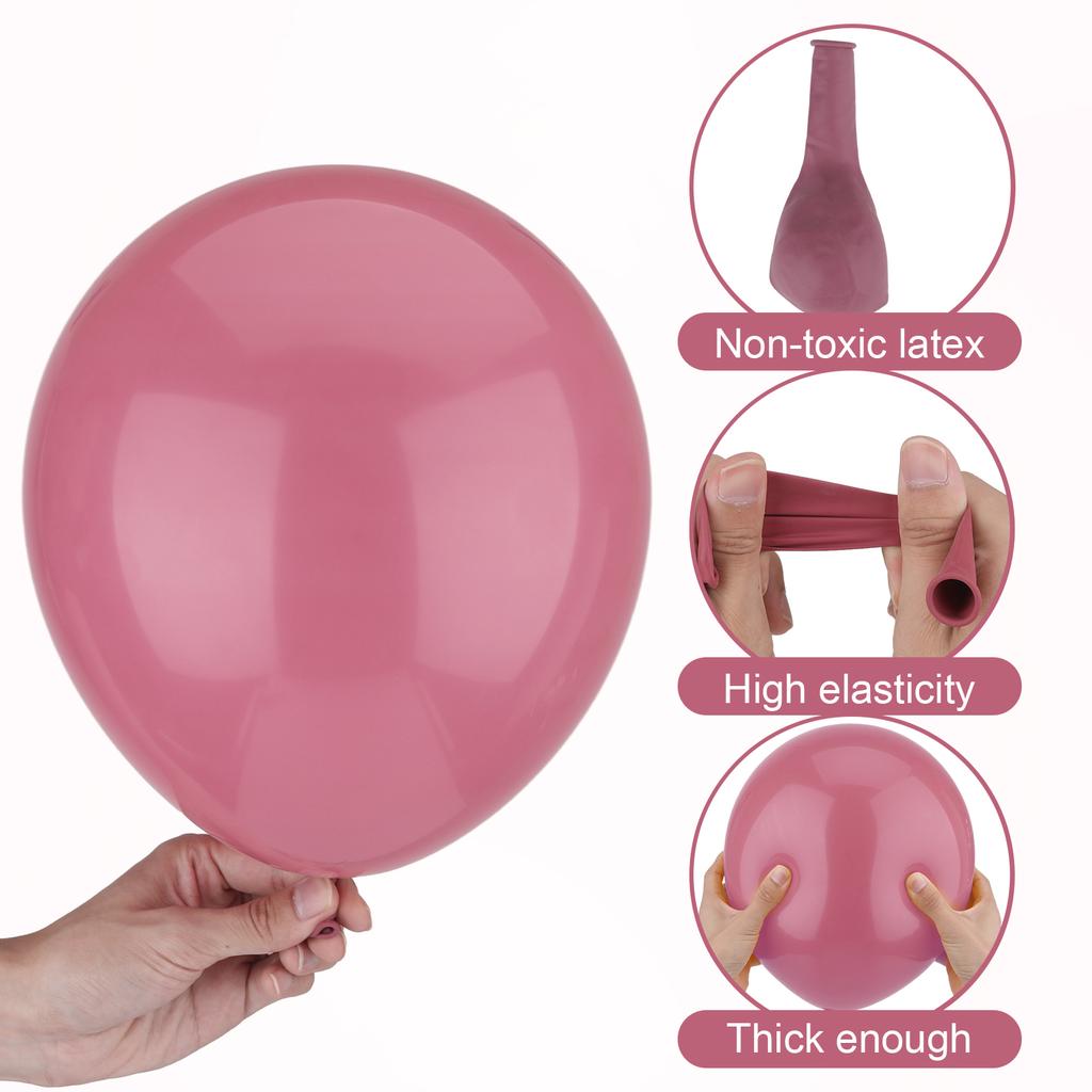 Sada 10 ks 12palcových oranžových latexových párty balónků na narozeninovou oslavu Narozeninové balónky Latexové párty balónky Latexový balónek