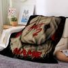 Custom Name Jigsaw Puppet Horror Party Blanket For Couch Bed Plush Cozy Fuzzy Blanket Super Soft Warm Blankets For Fall And Winter 0916141