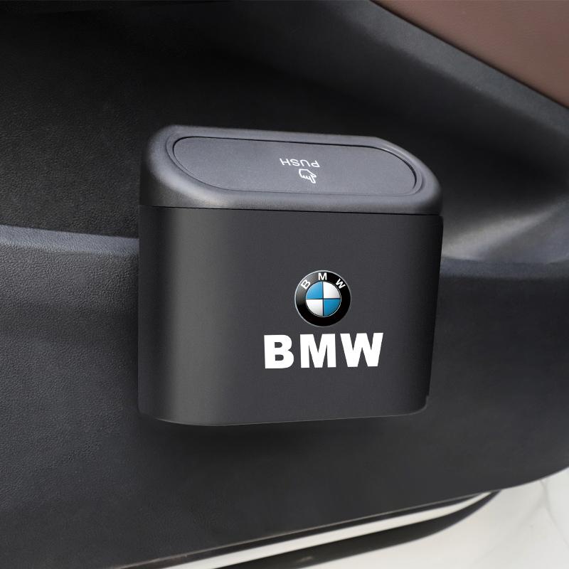 2026 Hot Portable Car Trash Can Hanging Organization Storage Box Sticker For BMW X1 X3 X4 X5 E46 E90 F20 E60 E39 F10 M1 M2 M3 M5 M6 E87