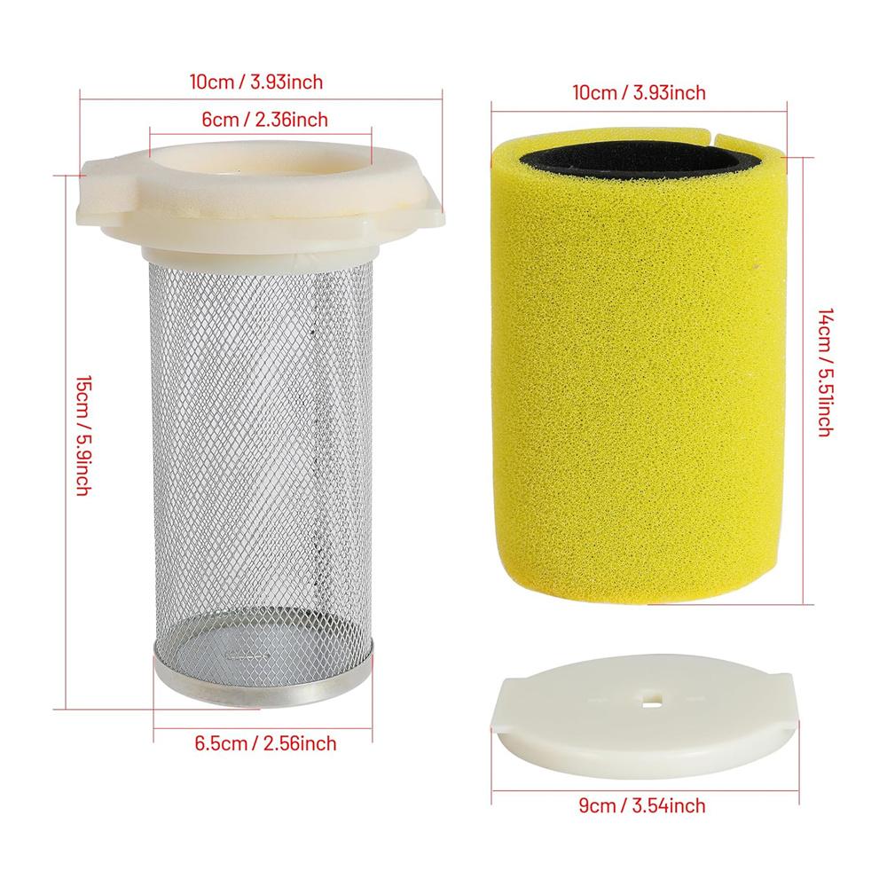 Air Filter & Guide & End Cap 1YW-14451-01-00 For Yamaha Big Bear Moto-4 250 350