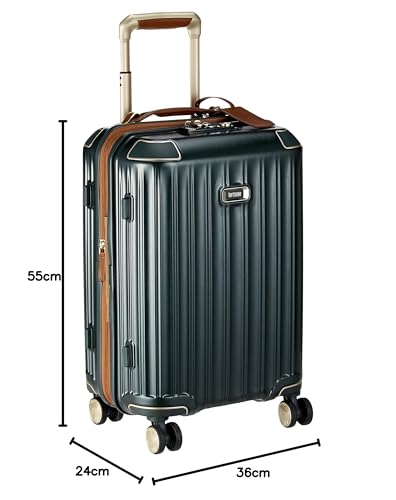 Hartmann Nova Classic Suitcase, Official Warranty, 36L, 55cm, 4kg, Dark Green