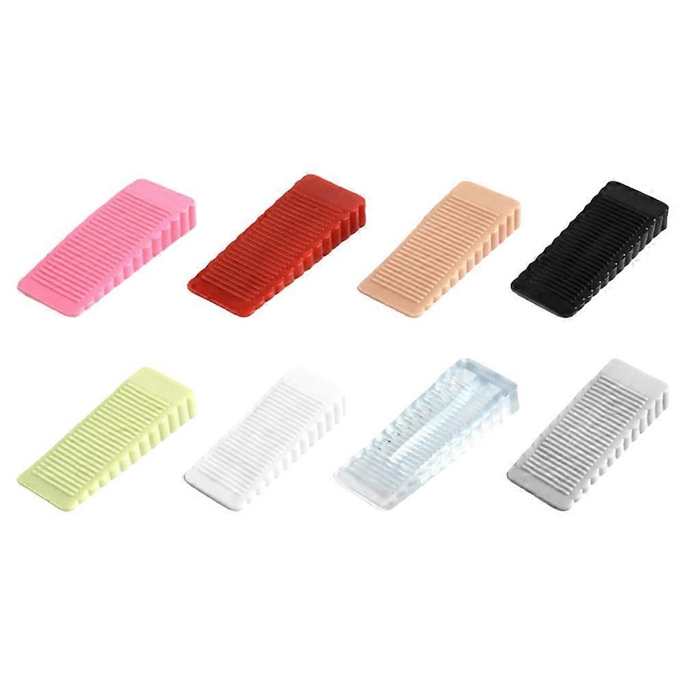 Silicone Door Stopper for Home Use 24Pcs Assorted Color Door Wedges