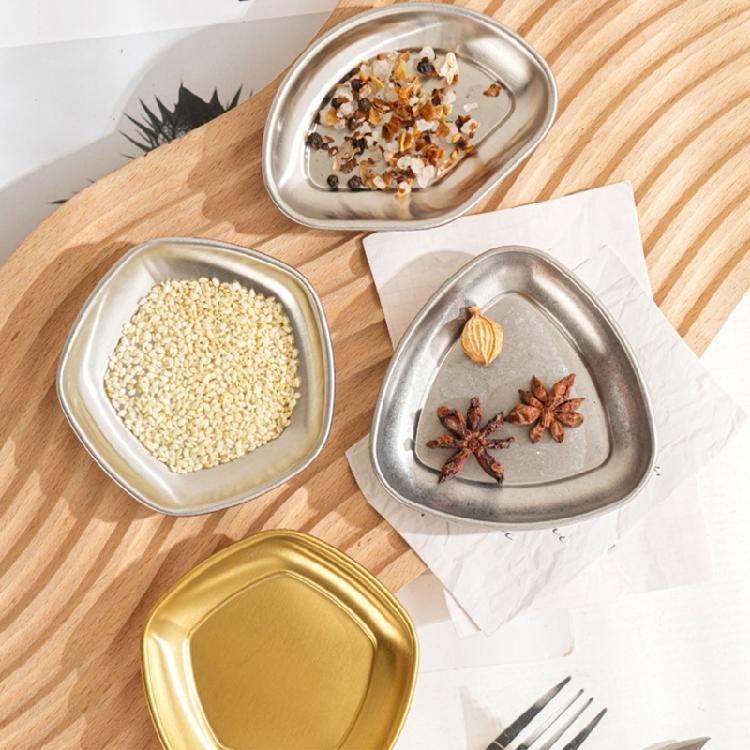 Set Of 6 Unique Stainless Steel Miniature Bowls Appetizer Plates Suitable for Sauces and Seasoning with Easy Cleaning