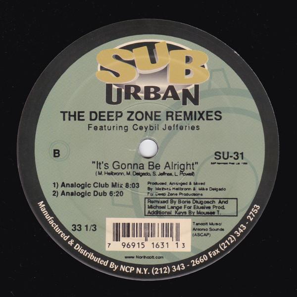 

12inch Record DEEP ZONE, CEYBIL JEFFERIES - Praise Him (Lift Your Hands Up) / I SU31 Sub-Urban 1996 US Dance & Electronica Used