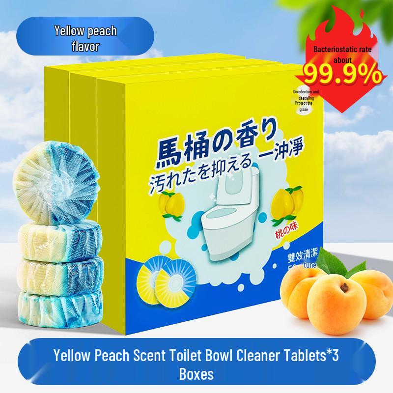 Automatic Disposable Toilet Bowl Cleaner & Deodorizer - Removes Odors & Descales