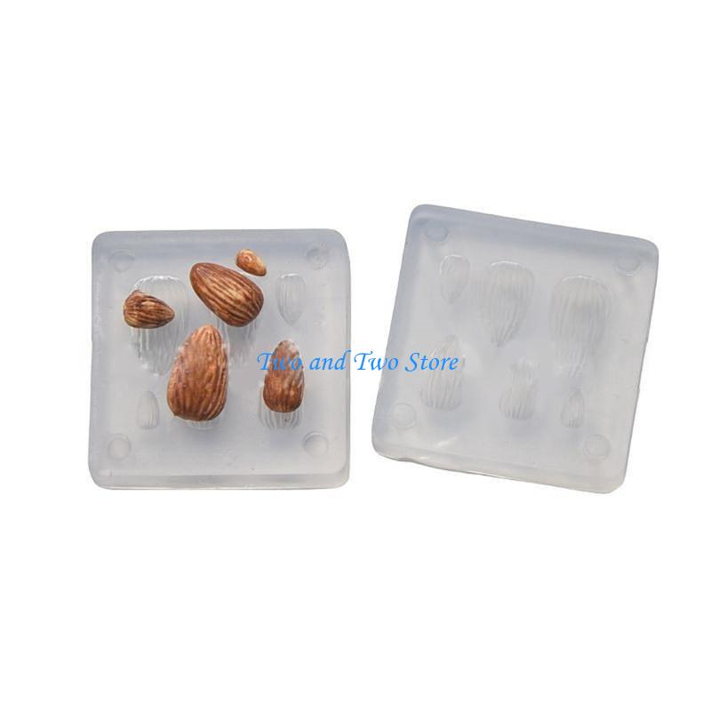 HX6F Diy Crystal Drop Gypsum Abrasive Apricot Kernel Jewelry Mold чистый