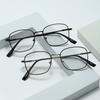 Square Metal Photochromic Anti Radiation Eyeglass For Woman Men Photochromic Sunglasses Anti Blue Light Eye Protection Glasses