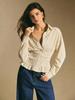 Women S Vintage Plaid Fitted Waist Long Sleeve Shirt
