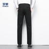 ROMON Men's Wool Blend Straight-Leg Casual Dress Pants
