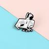 Cartoon Angry Office Girl Desk Pins Staff Enamel Pins Tired of Working Overthrow Desk Badge Funny Jewelry Gift for Office Staff