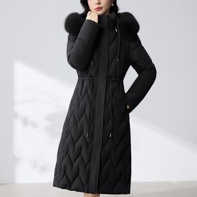 Sleeves Detachable Fashion Woman Parkas Winter Long Coats Hooded Faux Fur Collar Thick Warm Overcoat Women's Jackets