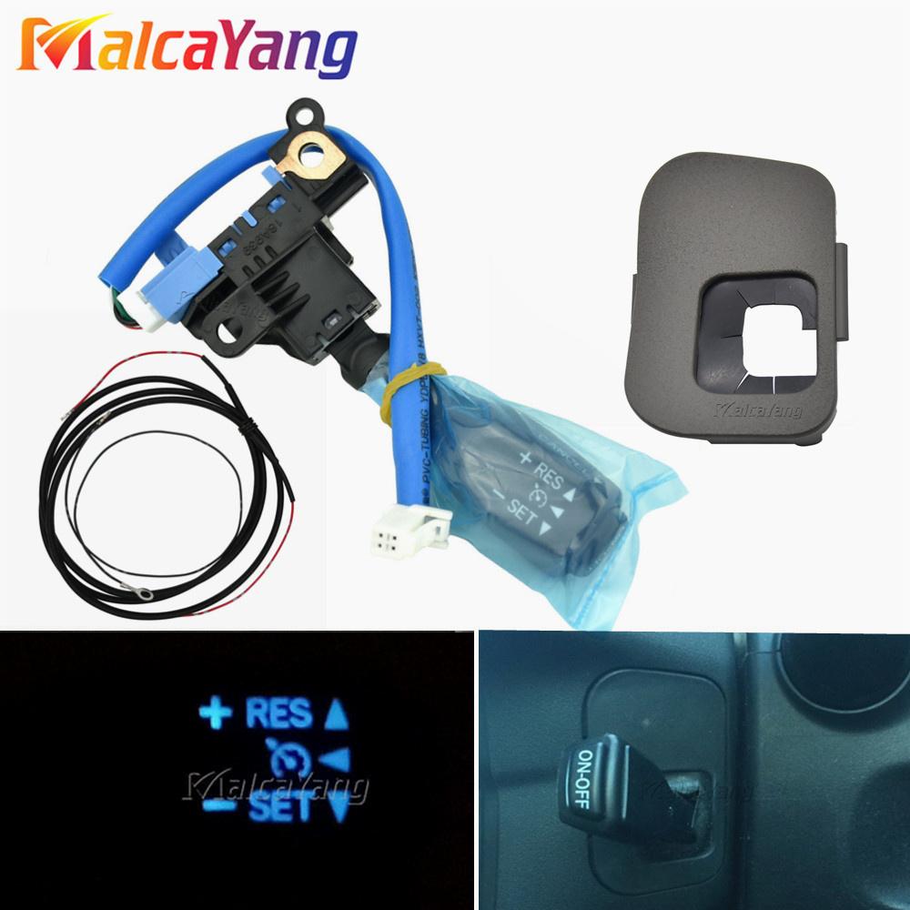 Cruise Control Switch And Car Steering Wheel Cover For Toyota Corolla 84632-34011 84632-34017 45186-02080-C0 45186-02080 LED Grey Cover