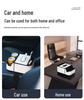 Multifunctional Car Armrest Storage & Tissue Box with Cup Holder