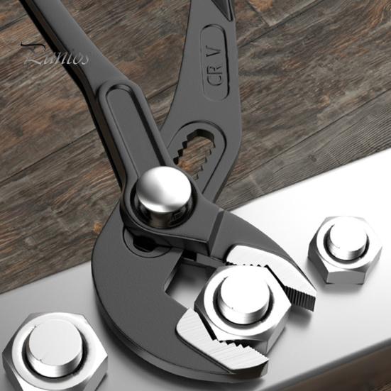 Nutverbindungszange mit ergonomischem Griff, hochhärtende, verstellbare Zange, V-Backen-Zunge, Wasserpumpen-Nutzange, Schraubenschlüssel