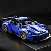 Macchina sportiva con blocchi da costruzione 1:14 Macchina telecomandata giocattolo, giocattolo da costruzione regalo di compleanno, modello auto sportiva, regalo fai-da-te per bambini