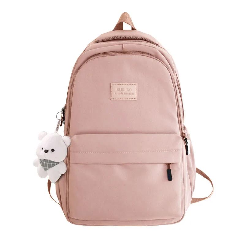 Kids Bag Female Fashion Lady High Capacity Waterproof College Backpack Trendy Girls Laptop School Bags Cute Girl Travel Book Bag