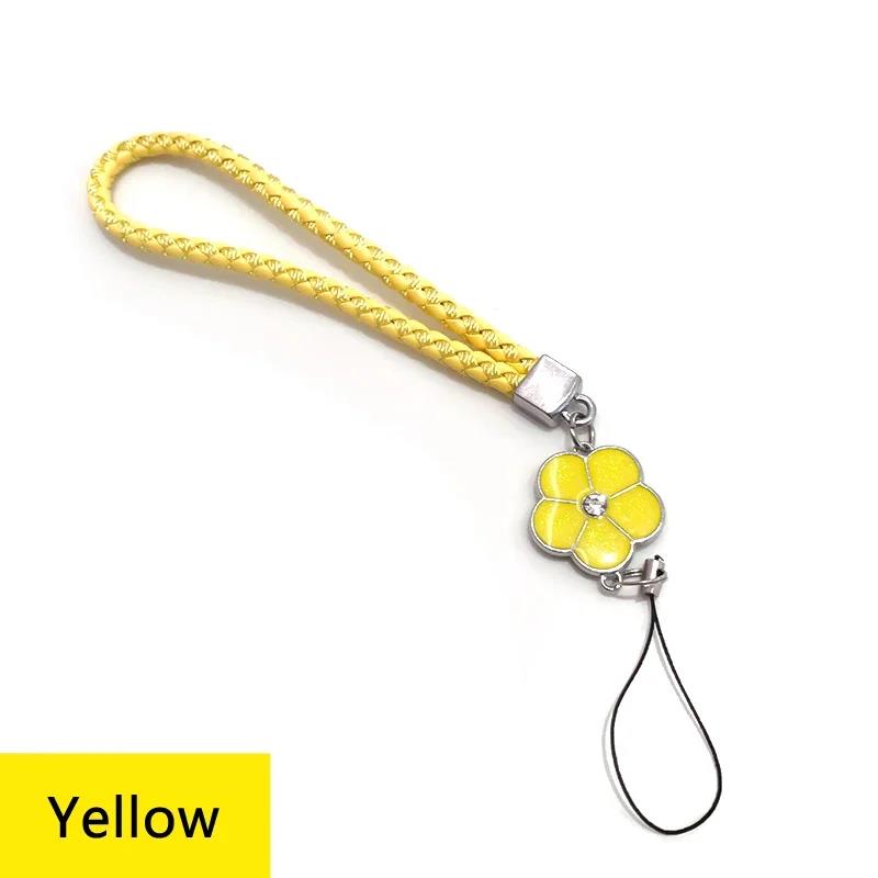 Small Flower Phone Strap Phone Wrist Strap for USB ID Card for IPhone Huawei Samsung Xiaomi Universal Phone Accessories