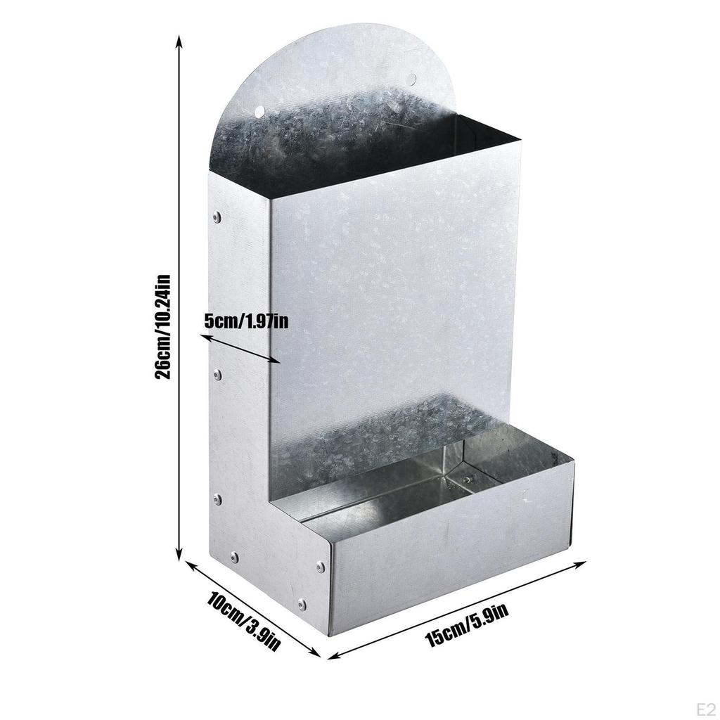 Chicken Feeder Food Container Practical Garden Cage Accessory Coop Dispenser Feeding for Geese Farm