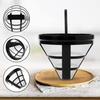 Reusable Cup Basket Coffee Filter - Compatible with Most Coffee Maker Tools and Accessories.