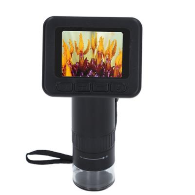 1000X HD Microscope 2 Inch  Screen 8 Adjustable LEDs USB 5V  Handheld Microscope with Cable for Circuit and Skin Detection
