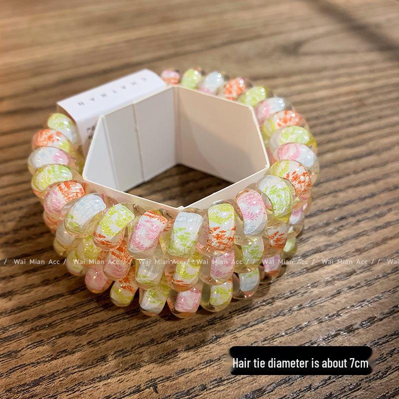 2024 Premium High-Elastic Hair Tie: No-Trace, High-End Ponytail Rubber Band Accessory