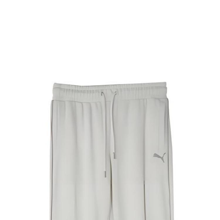 Puma Essential Sweatpants Retro Sports Lace-Up Simple Casual Pants Women Bottoms White 686086-87