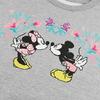Disney Womens/Ladies Mickey & Minnie Mouse Cross Stitch Sweatshirt