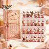 Calendario dell'Avvento di Natale 2024 2026 Calendario Schiaccianoci, Set di Ornamenti in Acrilico da 24 Giorni con Decorazione Festiva Classica per la Casa Figure di Soldatini,