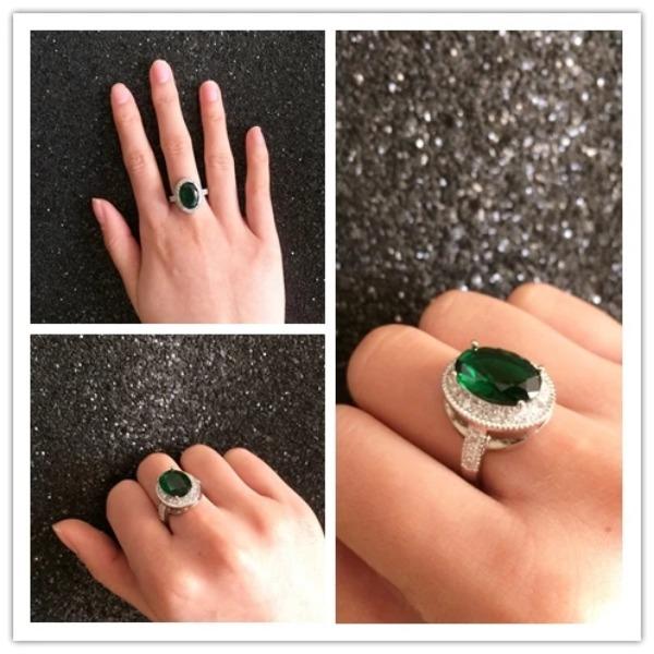 Huitan Noble Bright Cubic Zirconia Rings for Women Modern Gorgeous Aesthetic Jewelry for Wedding Trendy Chic Finger Accessories