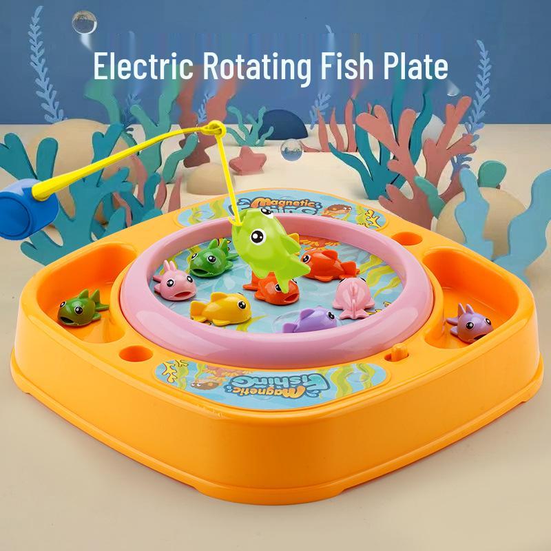 Magnetic Duck Fishing Toy Platform for Kids 2-3 Years | Brain-Boosting Fun for Boys & Girls Basic version