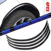4PCS Car Truck Wheel Fender Flares Cover Protector Arches Strip 29"Black Rubber